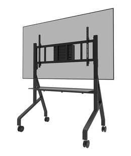  Neomounts MOVE Go XL FL50-575BL1 TV trolley - 65-110 - max 125 kg - manual h 129-139 cm - VESA 100x100-1100x600 - incl. hardware shelf - lo  Hover
