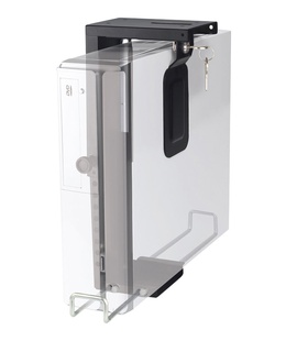  Neomounts CPU-D075BLACK/LK CPU/PC holder - max 10 kg - lockable (incl. lock) - h 20-36 cm - w 5-10 cm - universal - black  Hover