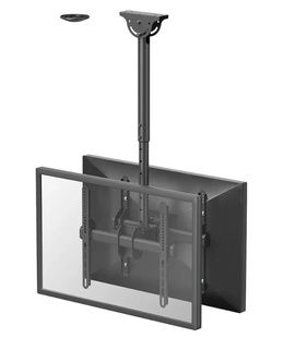  Neomounts NM-C440DBLACK Dual monitor/TV mount ceiling | Adjustable Height  Hover