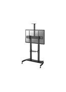  Neomounts PLASMA-M1950E TV trolley - 60-100 - max 100 kg - manual h 134-166 cm - VESA 200x200-1000x600 - incl. cam/hardware shelf - black