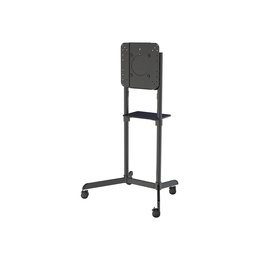  Neomounts NS-M1250BLACK TV trolley - 37-70 - max 70 kg - VESA 200x200-600x400 - 90° rotatable - incl. hardware shelf - black