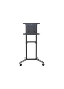  Neomounts NS-M1250BLACK TV trolley - 37-70 - max 70 kg - VESA 200x200-600x400 - 90° rotatable - incl. hardware shelf - black Hover