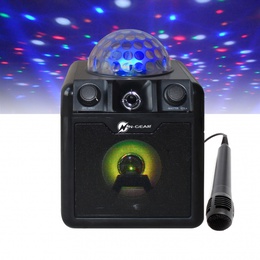  N-Gear | Portable Bluetooth and Disco Karaoke Speaker | The Disco Block 410 | 50 W | Bluetooth | Black | Wireless connection