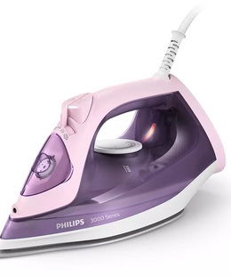  Philips | DST3020/30 | Steam Iron | 2200 W | Water tank capacity 300 ml | Continuous steam 35 g/min | Pink  Hover