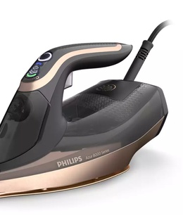  Philips | Azur DST8041/80 | Steam Iron | 3000 W | Water tank capacity 350 ml | Continuous steam 80 g/min | Steam boost performance 260 g/min | Black/Gold  Hover
