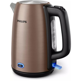 Tējkanna Philips | Kettle | HD9355/92 Viva Collection | Electric | 1740-2060 W | 1.7 L | Stainless steel | 360° rotational base | Copper