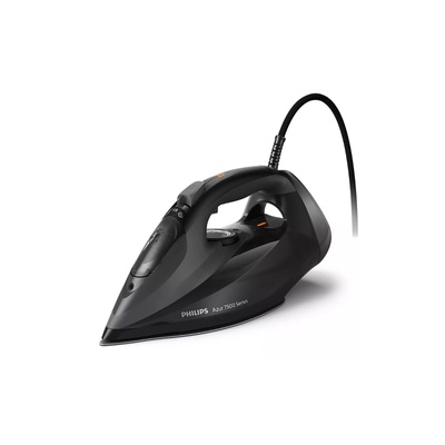  Philips | DST7511/80 | Steam Iron | 3200 W | Water tank capacity 300 ml | Continuous steam 55 g/min | Steam boost performance 260 g/min | Black
