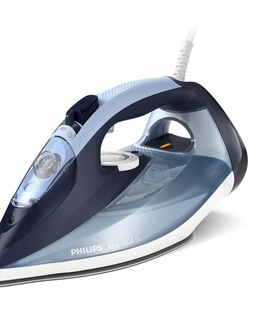  Philips Steam Iron | DST7020/20 | Steam Iron | 2800 W | Water tank capacity 300 ml | Continuous steam 50 g/min | Steam boost performance 250 g/min | Blue  Hover