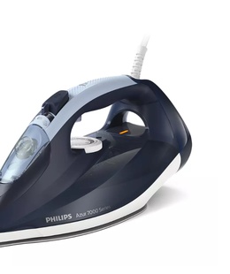  Philips | DST7030/20 | Steam Iron | 2800 W | Water tank capacity 300 ml | Continuous steam 50 g/min | Steam boost performance 250 g/min | Dark Blue  Hover