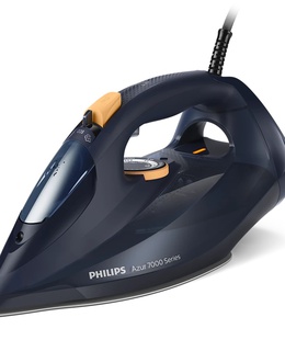  Philips DST7060/20 7000 Series | Steam Iron | 3000 W | Water tank capacity 300 ml | Continuous steam 55 g/min | Steam boost performance 250 g/min | Blue/Yellow  Hover