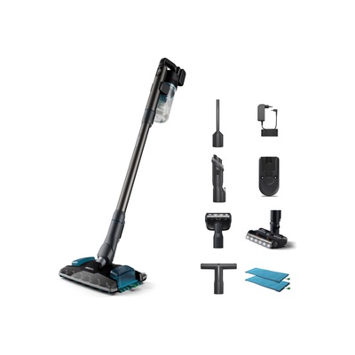  Philips | Vacuum cleaner | XC8055/01 Aqua Plus | Cordless operating | Handstick | 25.2 V | Operating time (max) 80 min | Dark Grey | Warranty 24 month(s)