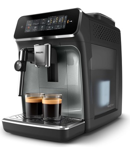  Philips Coffee Maker | EP3329/70 Series 3300 | Pump pressure 15 bar | Built-in milk frother | Fully Automatic | 1500 W | Black  Hover