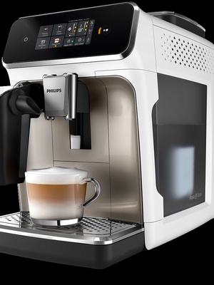  Philips Coffee maker | EP2333/40 | Pump pressure 15 bar | Built-in milk frother | Fully Automatic | 1500 W | White  Hover