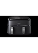  Philips Dual Basket Airfryer | NA351/00 3000 Series | Power 2750 W | Capacity 9 L | Rapid Air technology | Black Hover