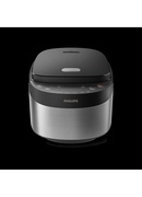 Multivāres katls Philips Mini rice cooker | HD3093/80 3000 series | 600 W | 0.85 L | Number of programs 8 | Black/Stainless Steel Hover