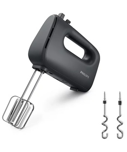 Mikseris Philips Hand mixer | HR3739/00 5000 Series | Hand Mixer | 400 W | Number of speeds 5 | Turbo mode | Black  Hover