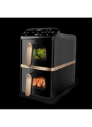  Philips Dual Basket Airfryer | NA462/70 4000 Series | Power 2750 W | Capacity 10 L | Rapid Air technology | Black Hover