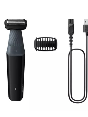  Philips | Hair clipper for body | BG3017/01 | Cordless | Wet & Dry | Number of length steps 1 | Black  Hover