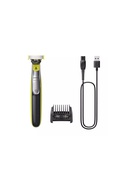  Philips | Face Shaver/Trimmer | QP2734/20 OneBlade 360 | Operating time (max) 60 min | Wet & Dry | Lithium Ion | Black/Green
