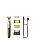 Philips Face and Body Shaver QP2834/20 OneBlade 360 Operating time (max) 60 min Wet & Dry Lithium Ion Black/Green