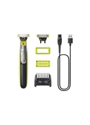  Philips | Shaver | QP2834/23 OneBlade 360 | Cordless | Wet & Dry | Lime green/Charcoal grey
