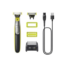  Philips | Shaver | QP2834/23 OneBlade 360 | Cordless | Wet & Dry | Lime green/Charcoal grey