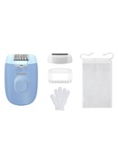 Epilātors Philips Epilator | BRE247/00 Series 4000 | Number of power levels 2 | Blue