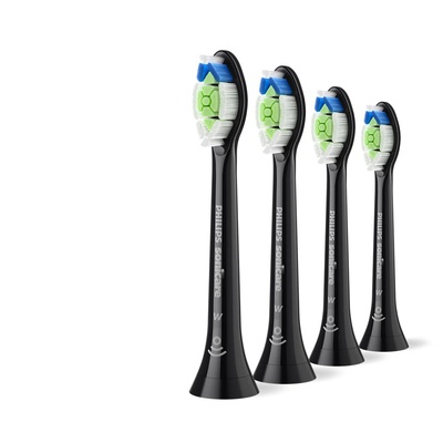 Birste Philips Replacement brush heads | HX6064/88 Sonicare Optimal White | Heads | For adults | Number of brush heads included 4 | Black