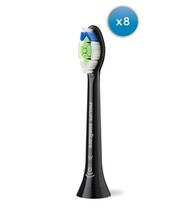 Birste Philips Replacement brush heads | HX6068/88 Sonicare Optimal White | Heads | For adults | Number of brush heads included 8 | Black  Hover