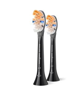 Philips Replacement brush heads | HX9092/88 Sonicare Premium All-in-One | Heads | For adults | Number of brush heads included 2 | Black  Hover