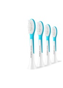Birste Philips Replacement brush heads | HX6044/90 Sonicare For Kids7+ | Heads | For kids | Number of brush heads included 4 | White/Blue