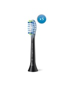 Birste Philips | Toothbrush Heads | HX9045/88 Sonicare Premium Plaque Defence | Heads | For adults | Number of brush heads included 5 | Black