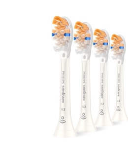 Philips Replacement brush heads | HX9094/87 Sonicare Premium All-in-One | Heads | For adults | Number of brush heads included 4 | White  Hover