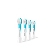 Birste Philips Toothbrush Heads | HX6034/90 Sonicare For Kids3+ | Heads | For children | Number of brush heads included 4 | White/Blue