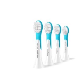 Birste Philips Toothbrush Heads | HX6034/90 Sonicare For Kids3+ | Heads | For children | Number of brush heads included 4 | White/Blue