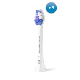 Birste Philips | Replacement brush heads | HX6056/87 Sonicare Sensitive | Heads | For adults | Number of brush heads included 6 | White