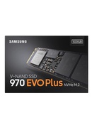  Samsung | 970 Evo Plus | 500 GB | SSD interface M.2 NVME | Read speed 3500 MB/s | Write speed 3200 MB/s