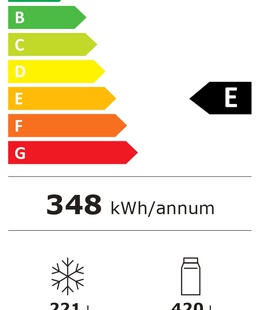  LG Refrigerator | GSLC41EPPE | Energy efficiency class E | Free standing | Side by side | Height 179 cm | Fridge net capacity 420 L | Freezer net capacity 221 L | Display | 36 dB | Black  Hover