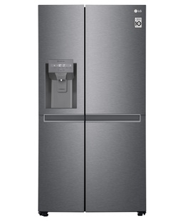  LG Refrigerator | GSLV31DSXE | Energy efficiency class E | Free standing | Side by side | Height 179 cm | Fridge net capacity 416 L | Freezer net capacity 218 L | Display | 36 dB | Dark Graphite  Hover