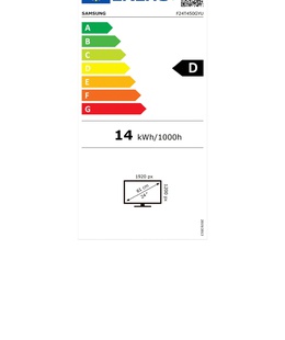 Monitors Samsung | Flat Monitor | LF24T450GYUXEN | 24  | IPS | FHD | 16:10 | 75 Hz | 5 ms | 1920 x 1200 | 250 cd/m² | HDMI ports quantity 1 | Black | Warranty  month(s)  Hover