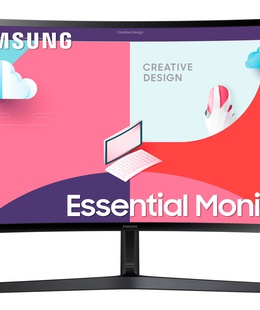 Monitors Samsung | Curved Monitor | LS24C366EAUXEN | 24  | VA | 16:9 | 75 Hz | 4 ms | 1920 x 1080 pixels | 250 cd/m² | HDMI ports quantity 1 | Black  Hover