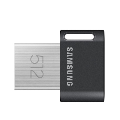  Samsung | FIT Plus | MUF-512AB/APC | 512 GB | USB 3.2 Gen 1 | Gray