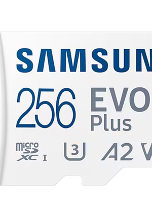  Samsung | MicroSD Card | EVO Plus | 256 GB | microSDXC Memory Card | Flash memory class U3  Hover