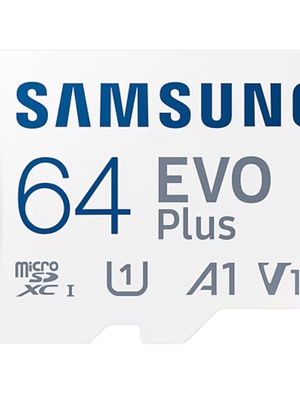  Samsung | MicroSD Card | EVO Plus | 64 GB | microSDXC Memory Card | Flash memory class U1  Hover