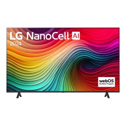 Televizors LG 4K NanoCell TV | 55NANO82T3B | 55 | Smart TV | webOS24 | UHD | Black