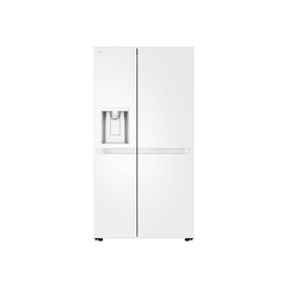  LG Refrigerator | GSLC40SWPE | Energy efficiency class E | Free standing | Side by side | Height 179 cm | Fridge net capacity 417 L | Freezer net capacity 221 L | Display | 36 dB | White