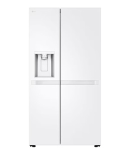  LG Refrigerator | GSLC40SWPE | Energy efficiency class E | Free standing | Side by side | Height 179 cm | Fridge net capacity 417 L | Freezer net capacity 221 L | Display | 36 dB | White  Hover