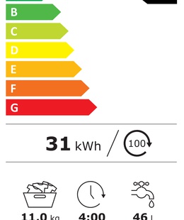 Veļas mazgājamā  mašīna LG Washing machine | F4X5011TWB | Energy efficiency class A | Front loading | Washing capacity 11 kg | 1400 RPM | Depth 57 cm | Width 60 cm | Display | LED | Steam function | Direct drive | Wi-Fi | White  Hover