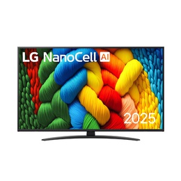 Televizors LG 50NANO81A3A | 50 | Smart TV | webOS 25 | UHD | Black
