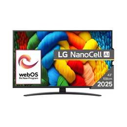 Televizors LG 43NANO81A3A | 43 | Smart TV | webOS 25 | UHD